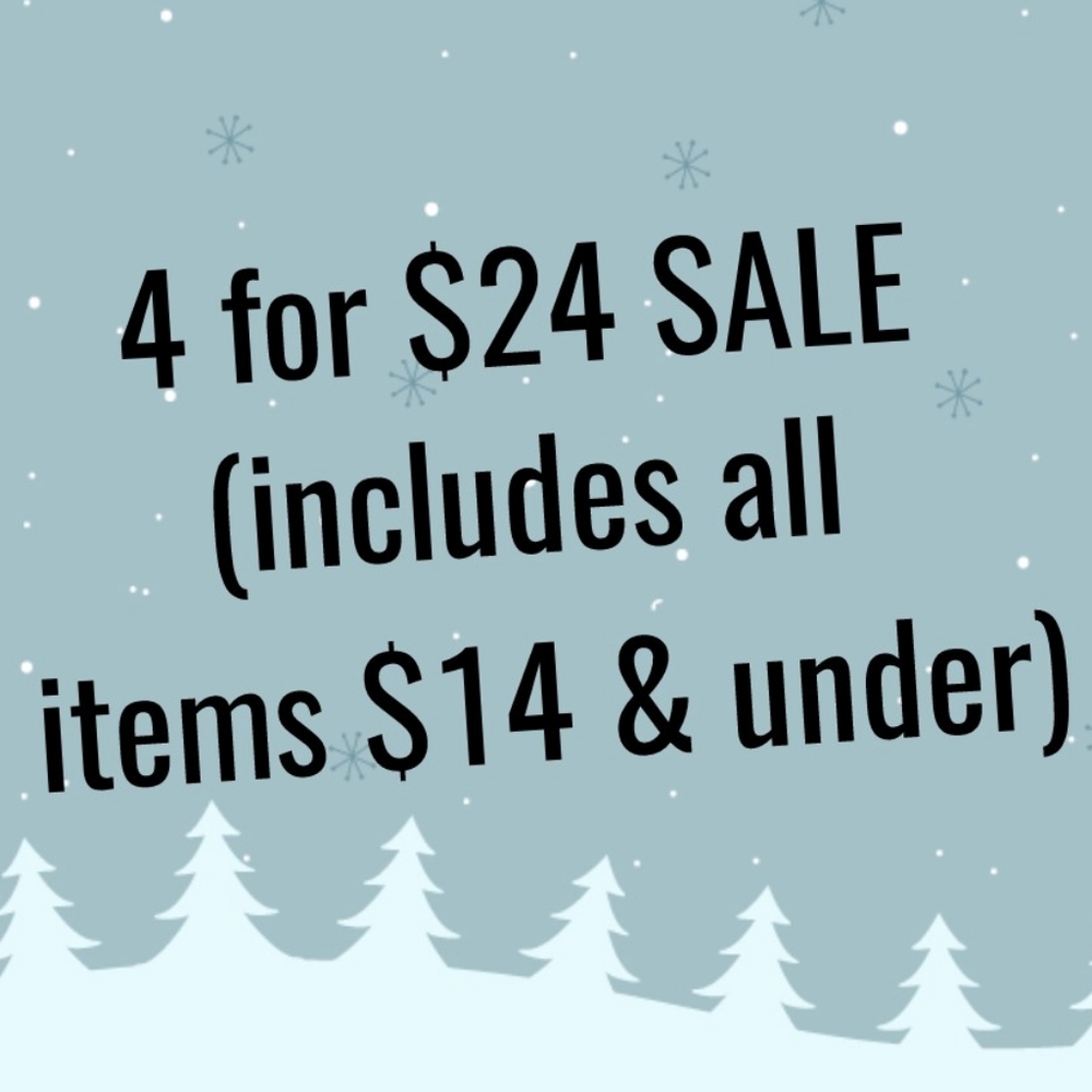 ⚘4 for $24⚘ SALE